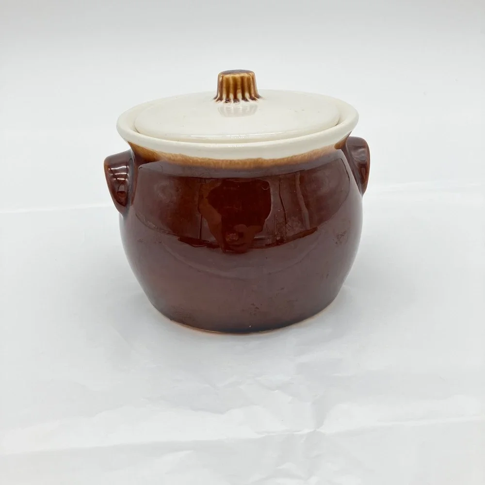 Vintage Oven Proof USA Bean Pot 3